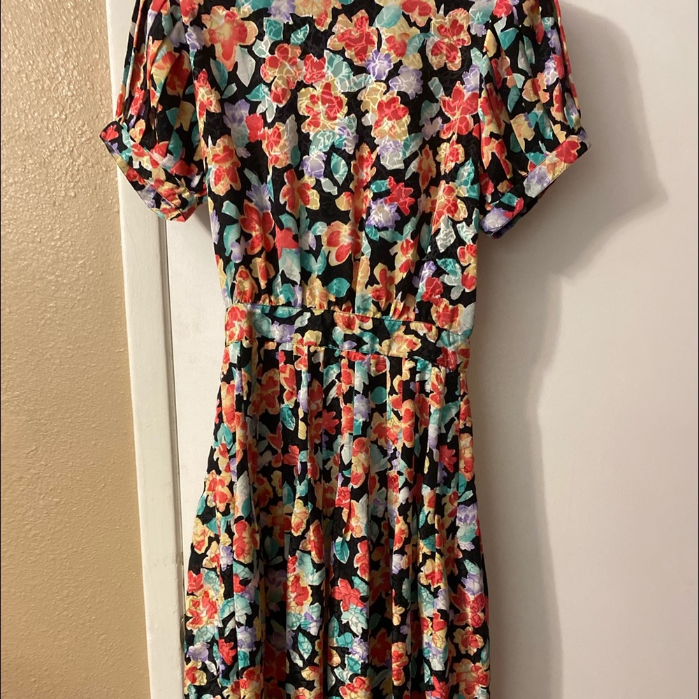 long short  sleeve 100 % polyester dress
